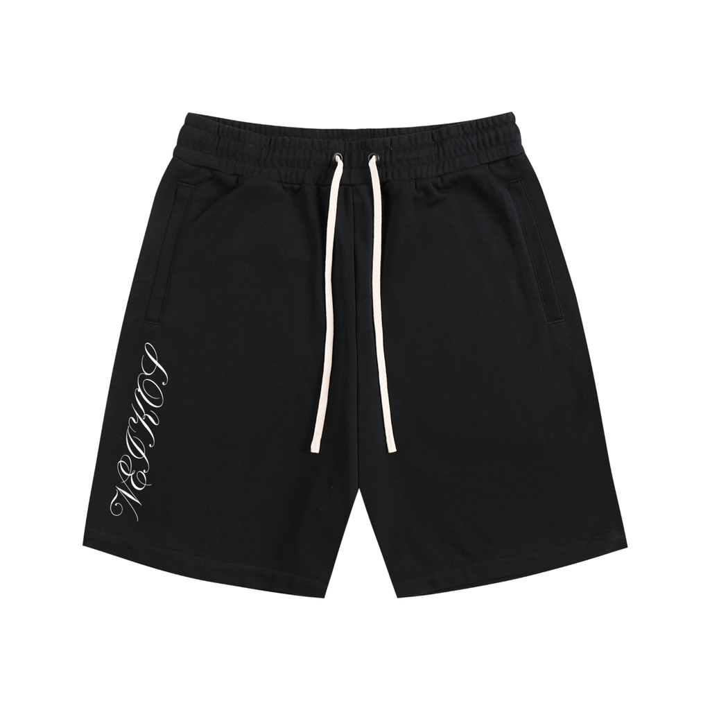 NEIKOS SIGNATURE SHORTS 001 — BLACK