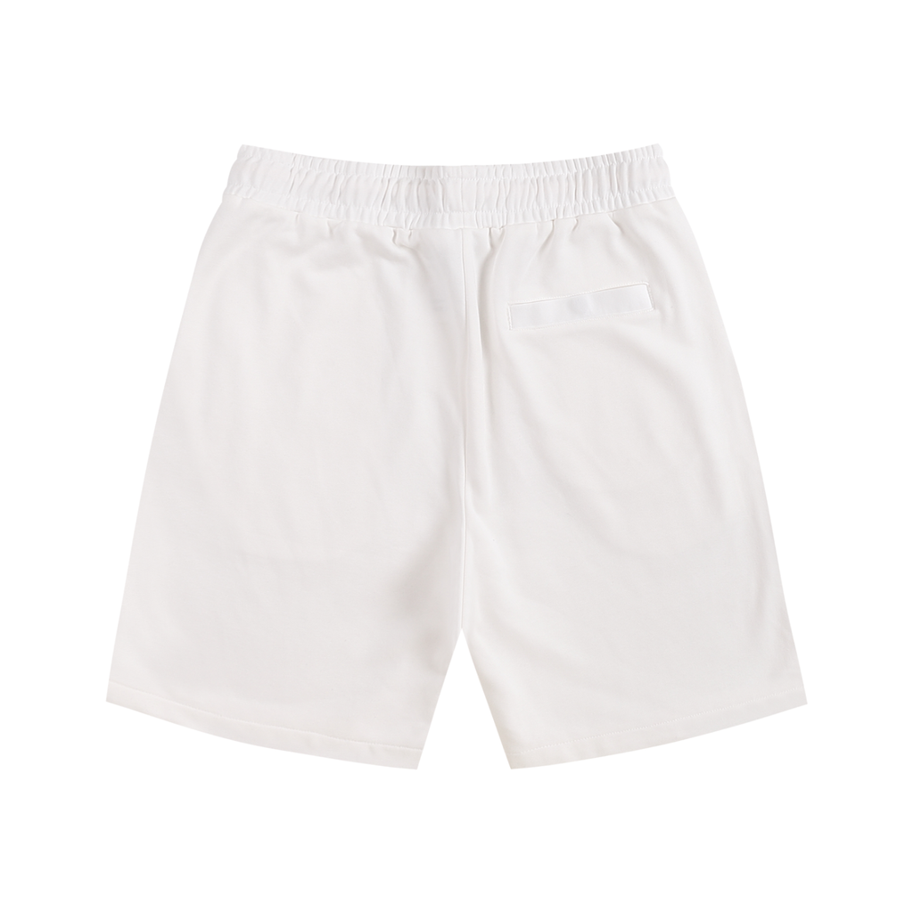 NEIKOS SIGNATURE SHORTS 001 — WHITE