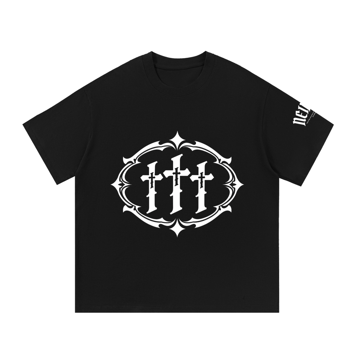 NEIKOS LOGO TEE 001 — BLACK