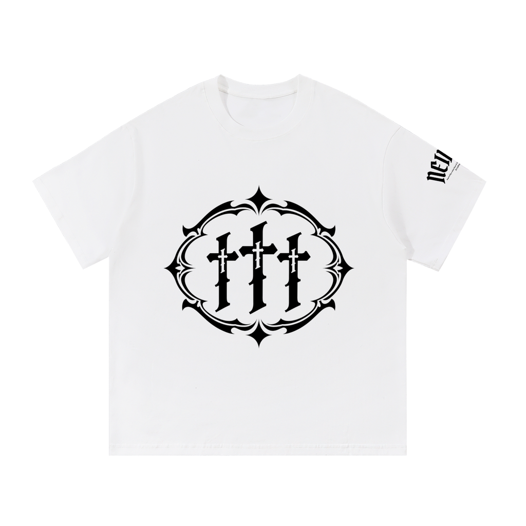 NEIKOS LOGO TEE 001 — WHITE