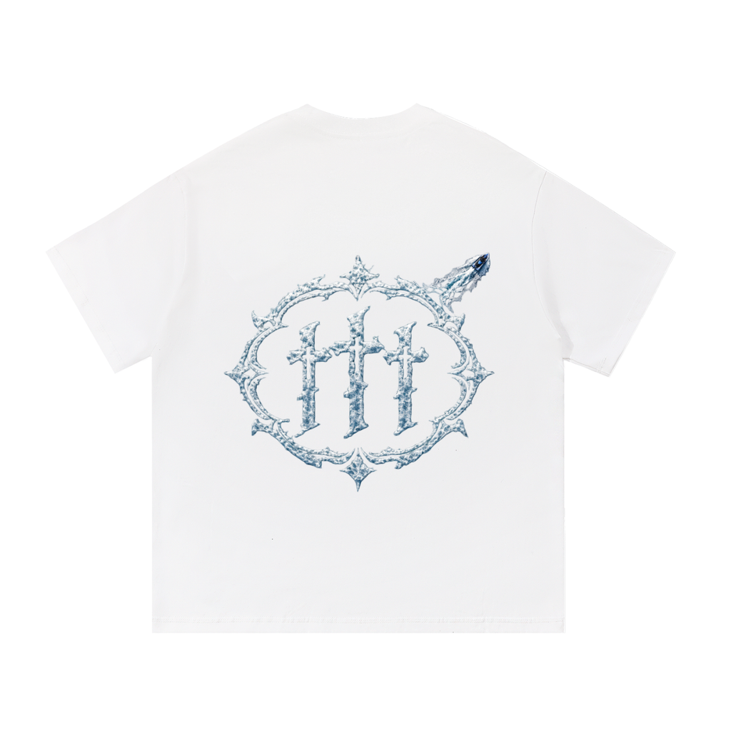 NEIKOS SIGNATURE TEE 001 — WHITE